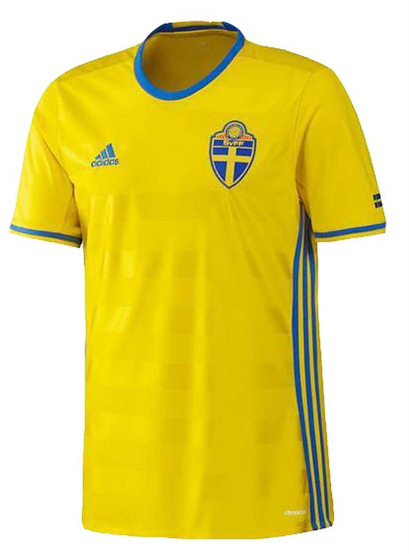 Sweden Euro 2016 Home Jersey