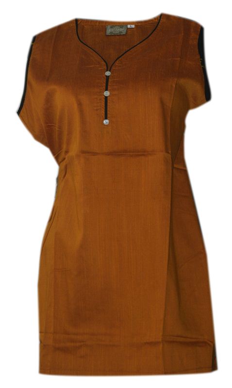 Orange Kurti Top (585) (L)