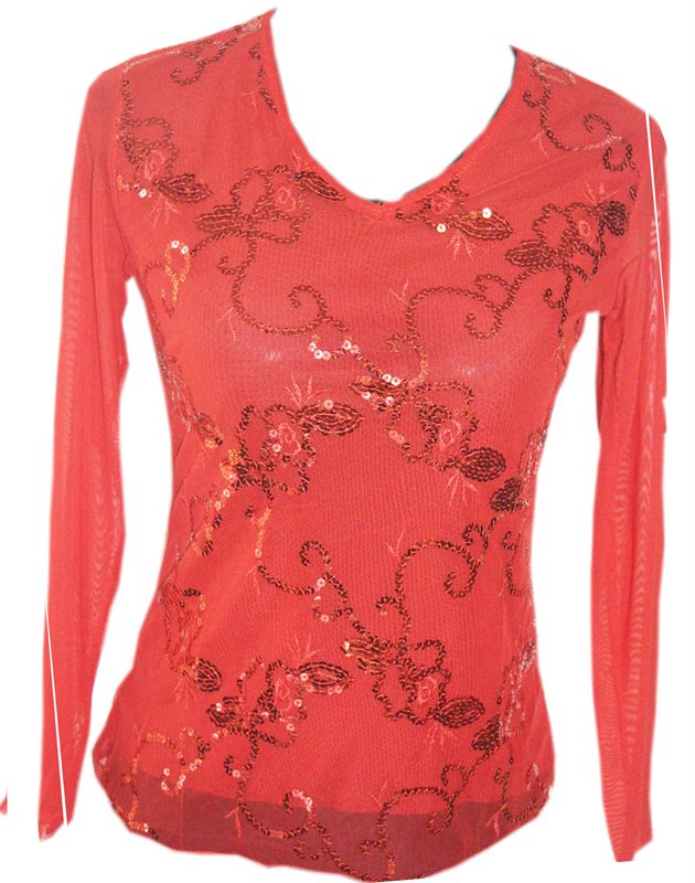Red Printed T-Shirt (850)