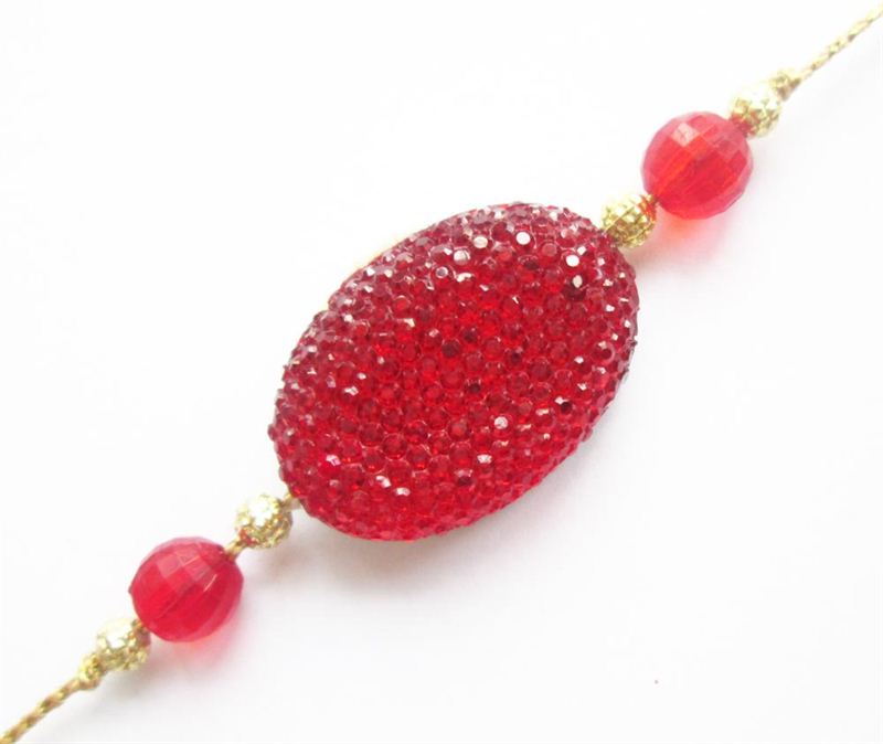 Beautiful Red Flow Rakhi