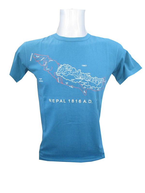 Juju Wears Mens Greater Nepal Printed T-shirt (MJJ35)