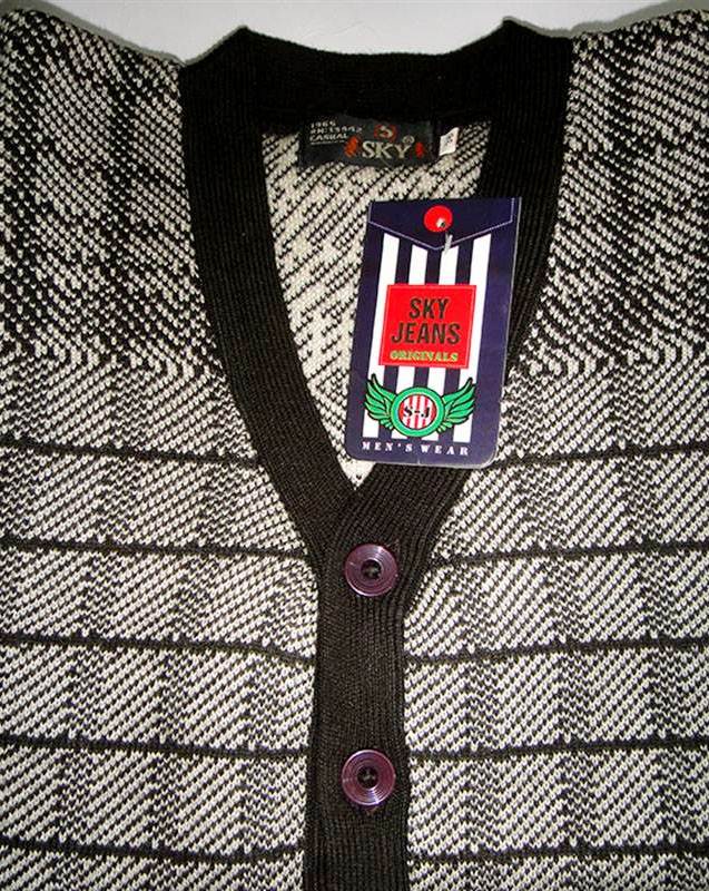 Sky Jeans Original Cardigan Check SL Sweater from Nepal Wool House