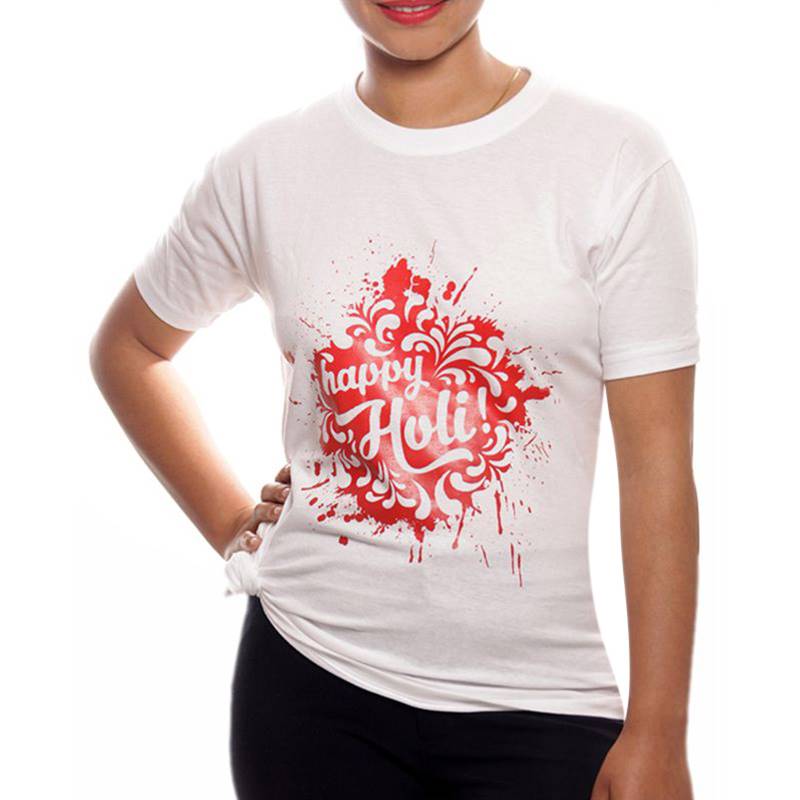 Happy Holi T Shirt For Women Send Ts And Money To Nepal Online