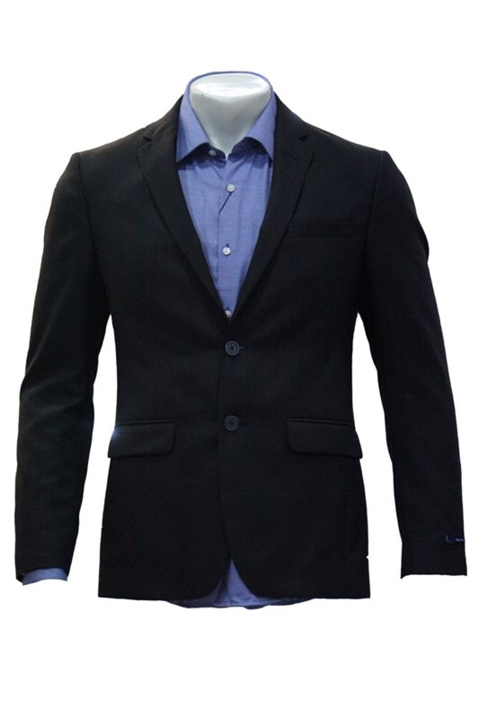 Peter England Black Blazer - PB231703266