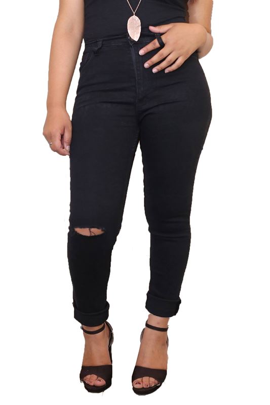 Ladies Black Jeans Pants (LJ 001)