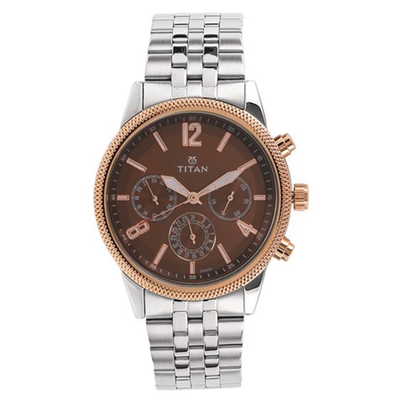 Titan Neo Blue Dial Multifunction Watch for Men - 1734KM03