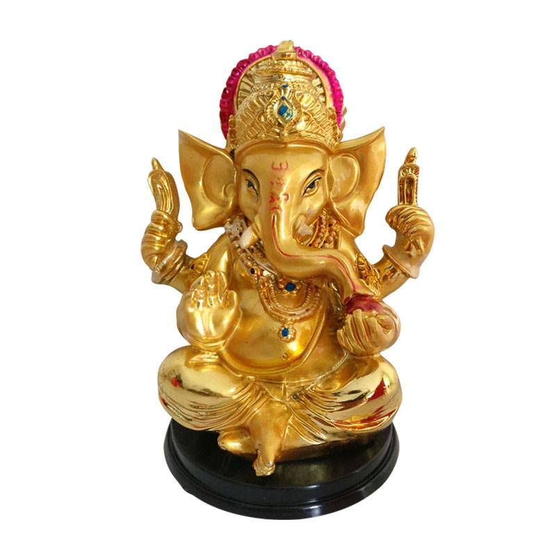 Small Golden Ganesh Statue