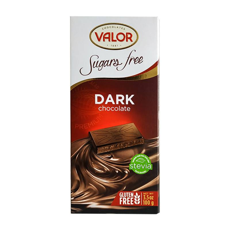 Valor Sugar Free Dark Chocolate (100g)
