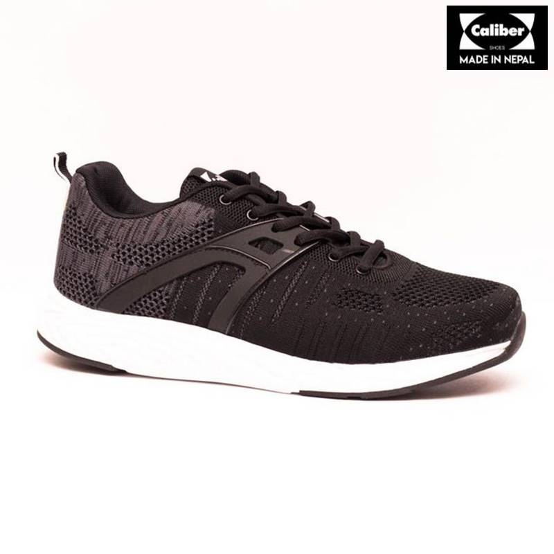 Caliber Shoes Black Ultra-Light Sport Shoes For Men - (640)