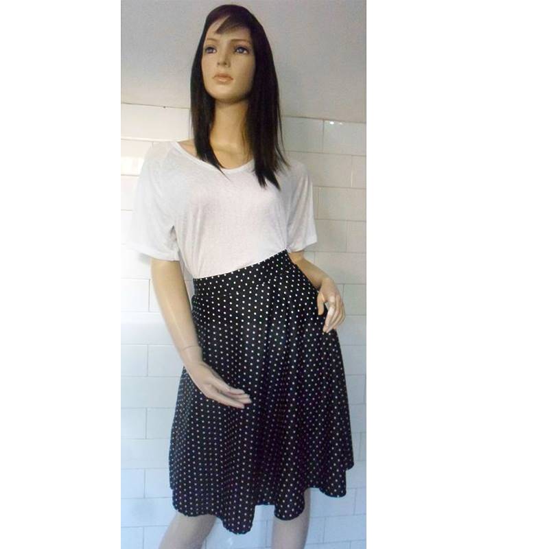 Ladies Polka Dot Skirt (BO64)