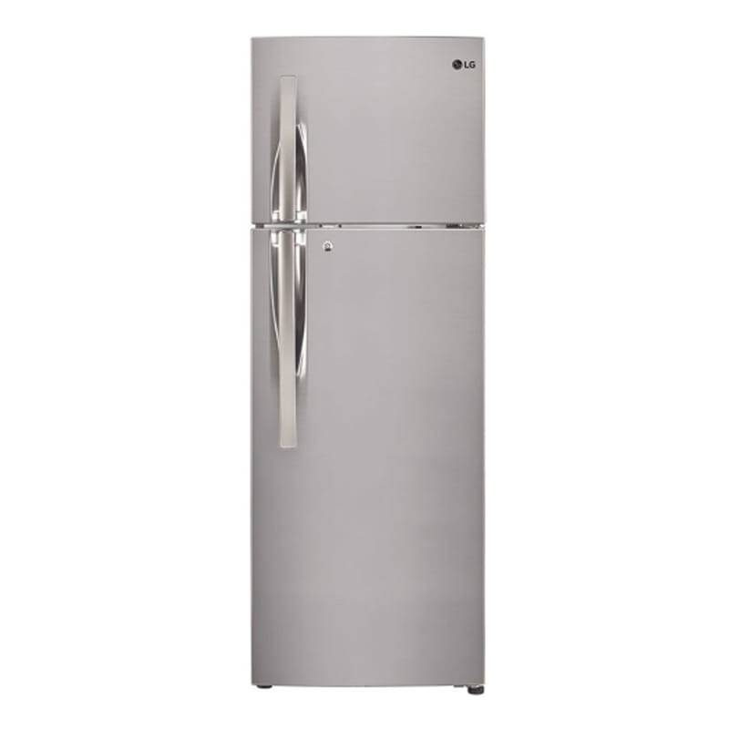 LG 285 L Double Door Refrigerator Shiny Steel (GLT302RPZN)
