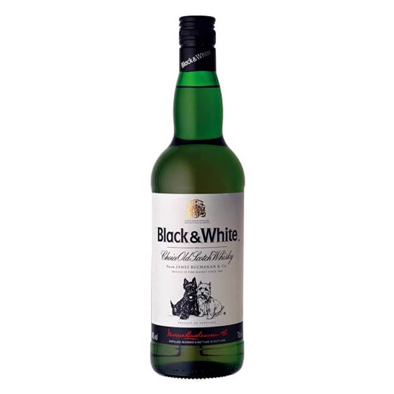 Black and White Blended Scotch Whisky (1 L)