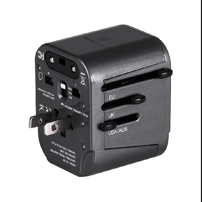 Micro Pack Universal Travel Adapter and Charger (TC-225)