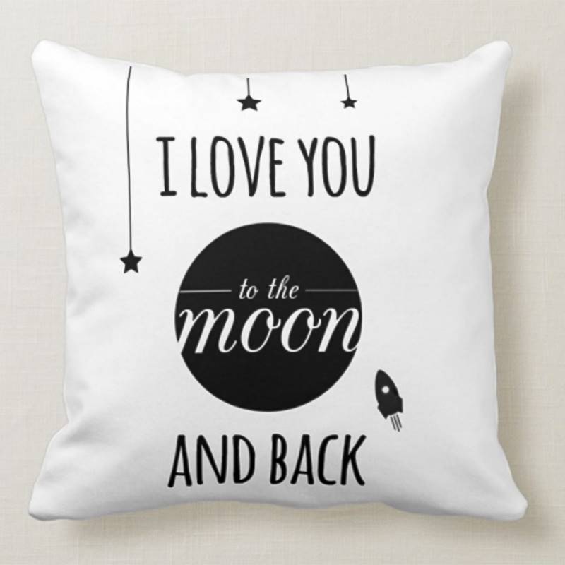 I Love You to The Moon and Back Cushion