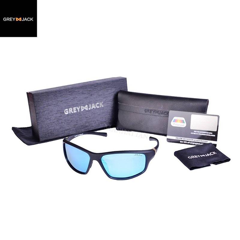 Buy Grey Jack Ice Blue Polarized Sports Sunglasses For Men And