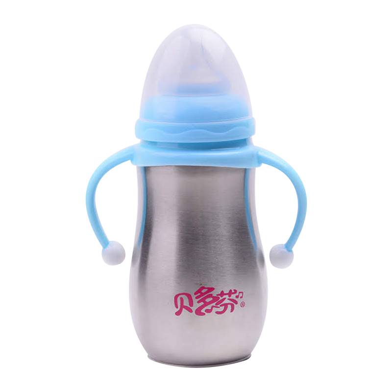 Stainless Steel Baby Milk Bottle, Vacuum-insulated Flask With