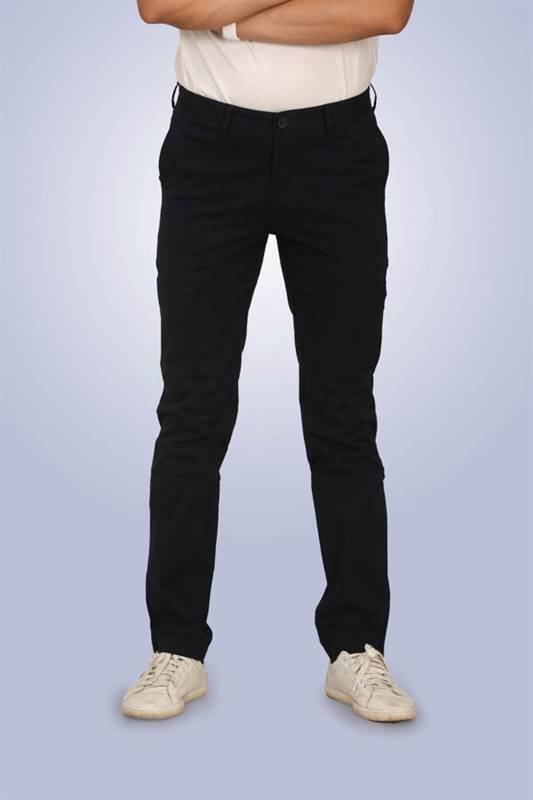 Kilometer Cotton Chinnos Pant KM18001 Navy Blue