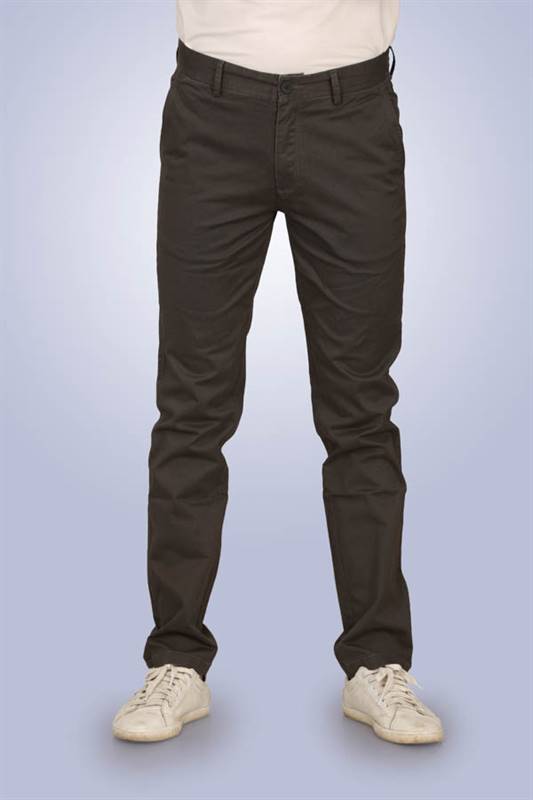 Kilometer Cotton Chinnos Pant KM17025 Dark Grey