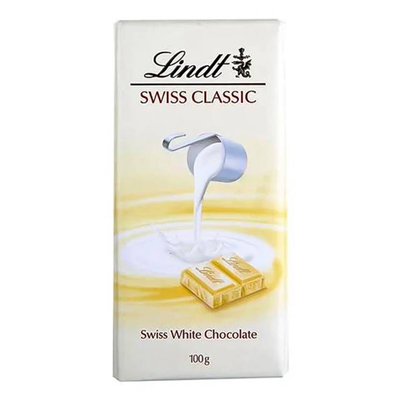 Lindt Swiss Classic White Chocolate Bar (100 g)