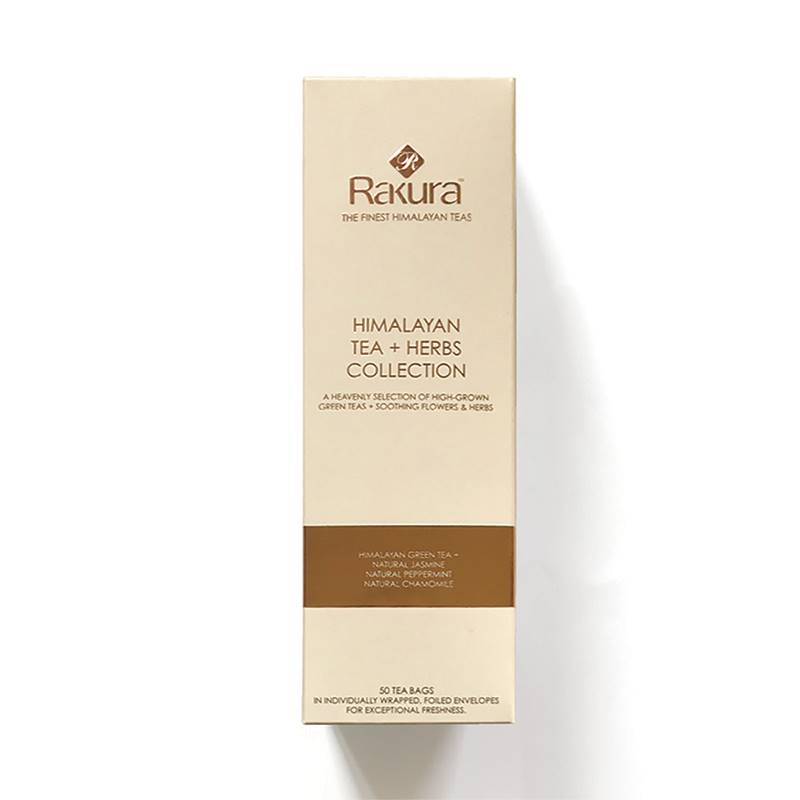 Rakura Himalayan Tea + Herbs Collection (50 Foiled Envelopes)
