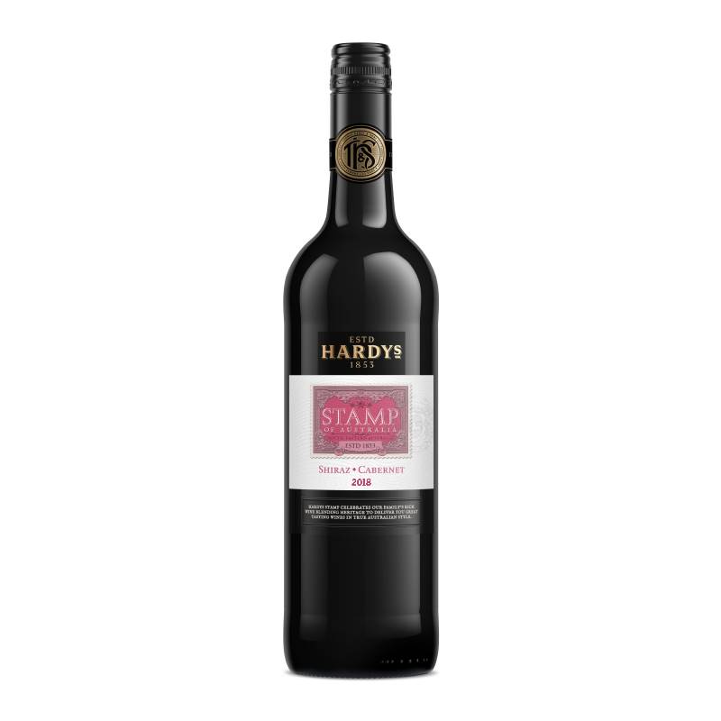 Hardys Stamp Shiraz Cabernet Red Wine (750 ml)