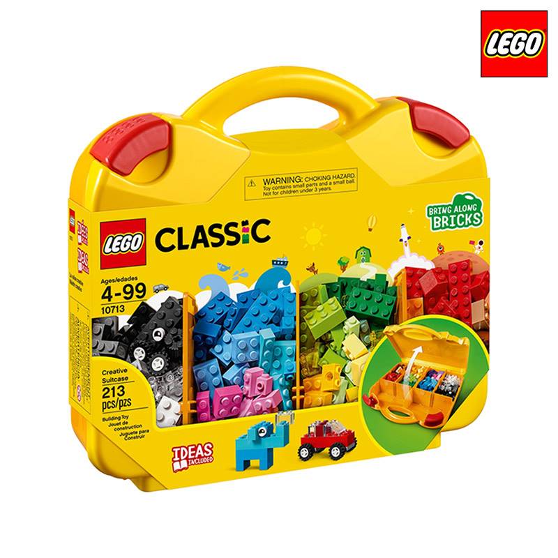 LEGO Classic Creative Suitcase Building Kit - 213 Pieces (10713)