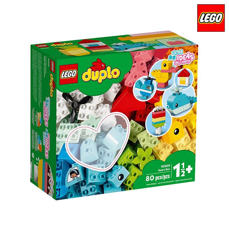 LEGO DUPLO Classic Heart Box - 80 Pieces (10909)