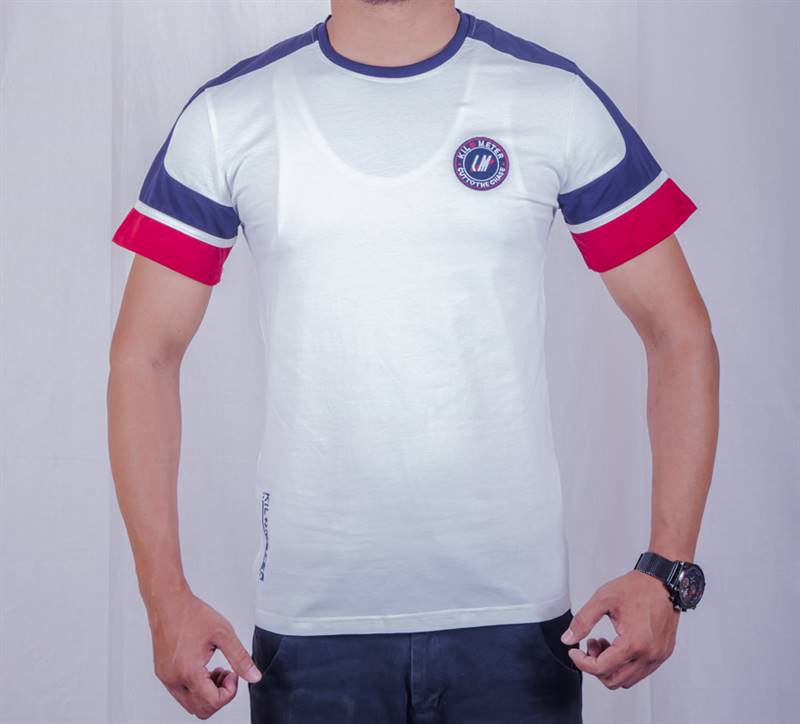 Round Neck T Shirt KMR1009 White