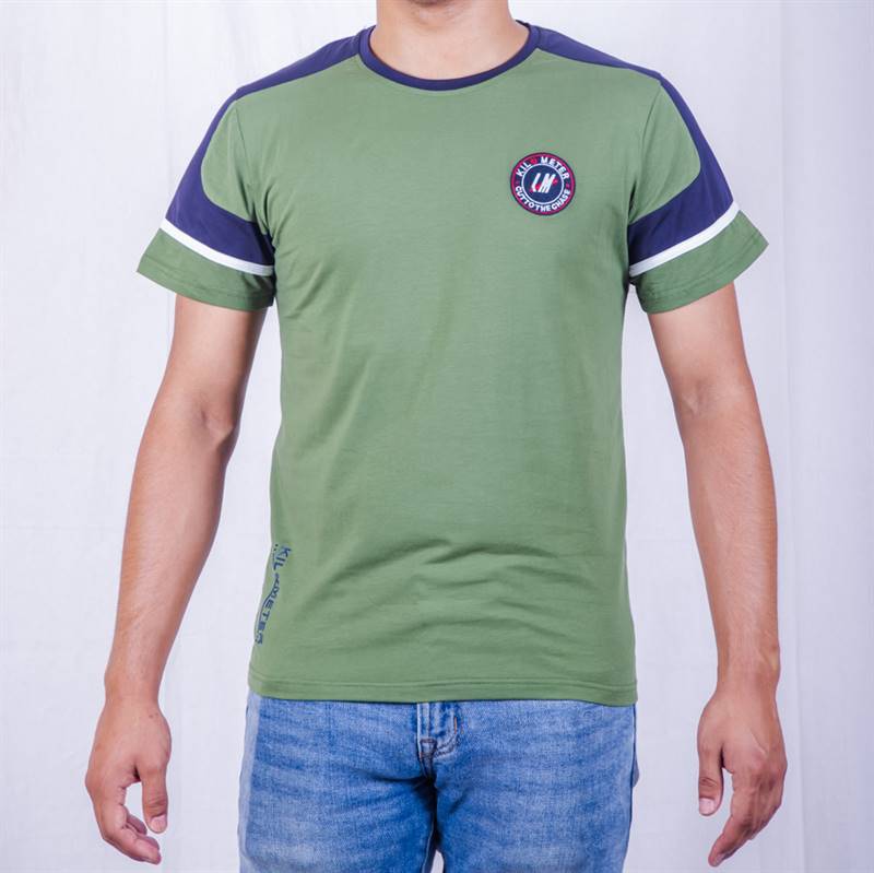 Round Neck T Shirt KMR1009 Green
