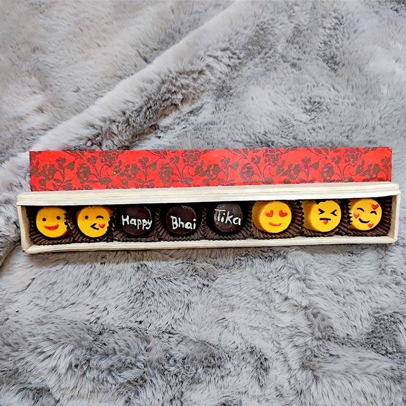 Happy Bhai Tika Emoji Chocolates (80 g)