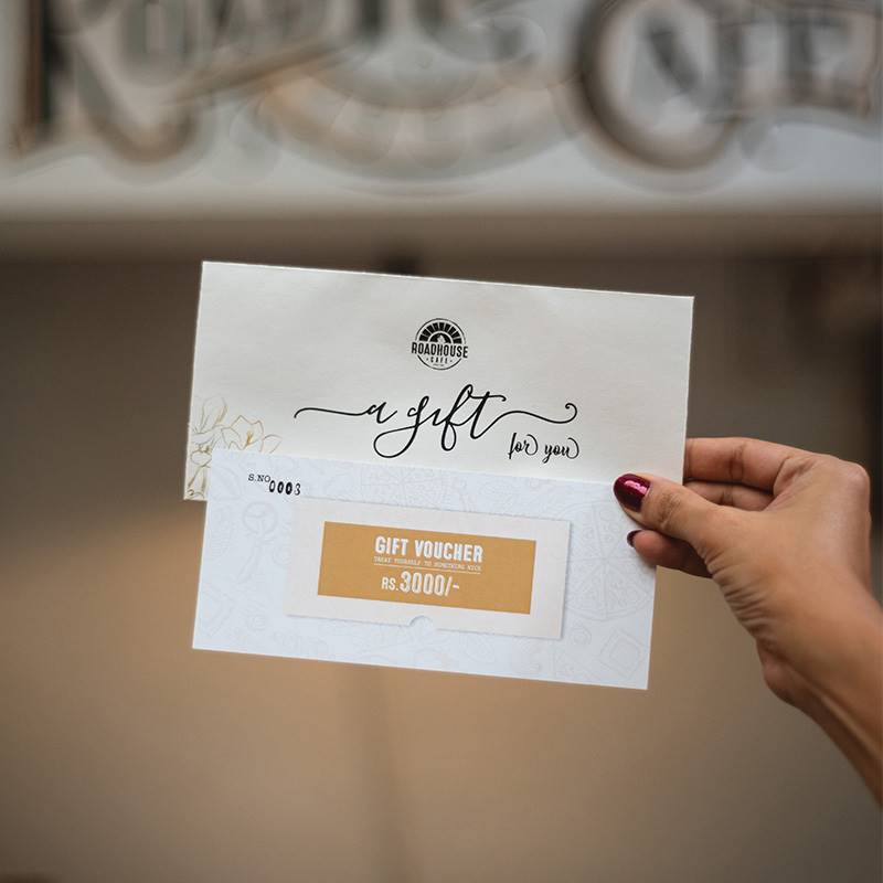 Roadhouse Cafe Rs. 3000 Gift Voucher 