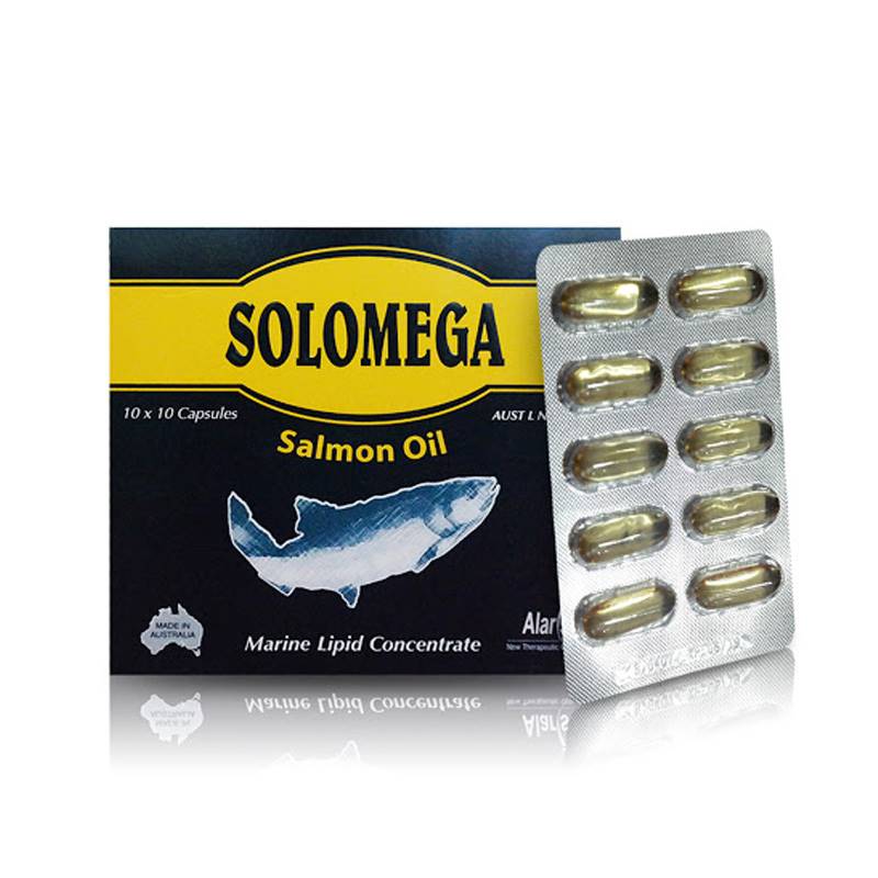 Solomega Salmon Oil (6 Strips x 10 Capsules)