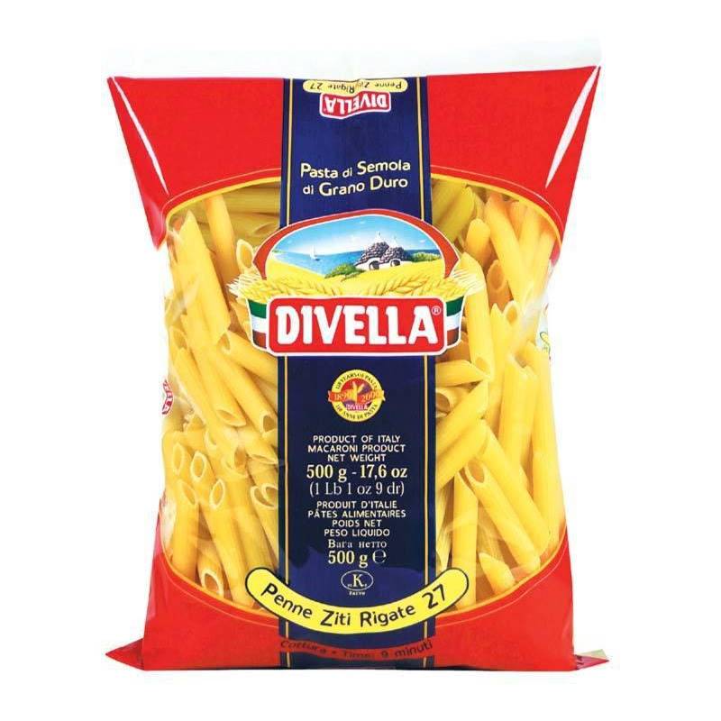 Divella Penne Ziti Rigate 27 Pasta (500 g)