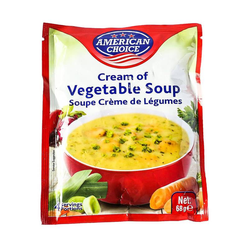 American Choice Cream of Vegetable Soup (68 g)