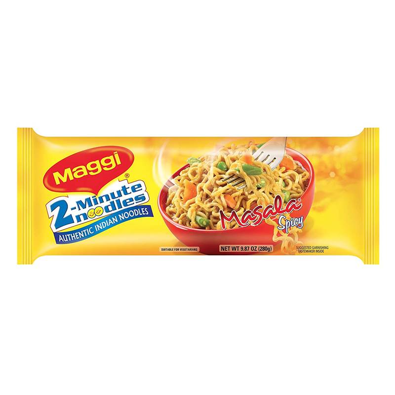 Maggi Masala 2-Minute Noodles India Snack (280 g)