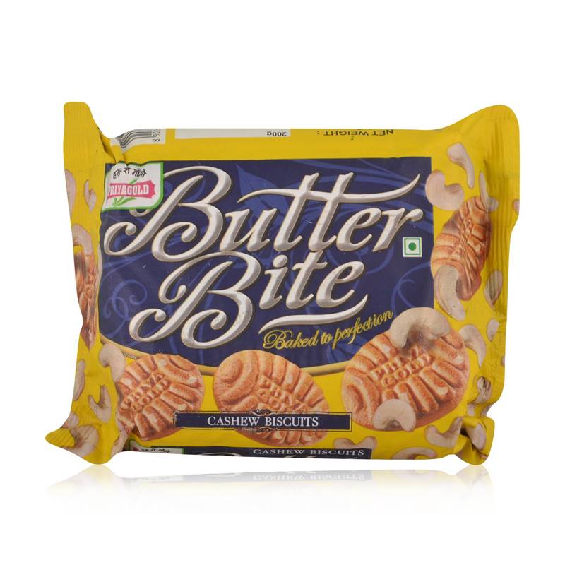 Priyagold Butter Bite Cashew Biscuits (200 g)