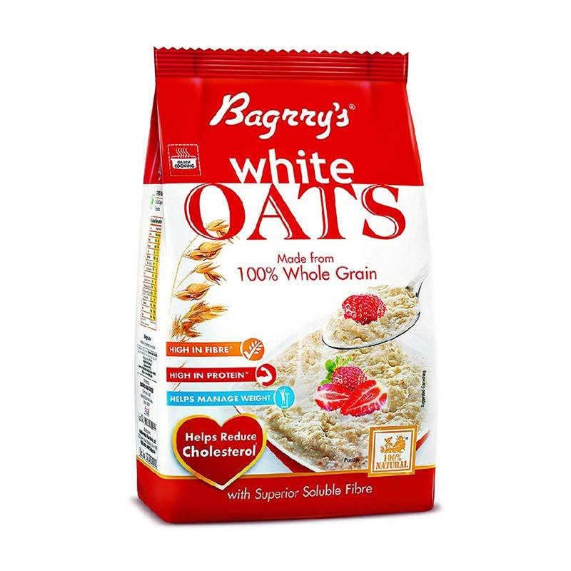 Bagrry's White Oats Pouch (1 kg)
