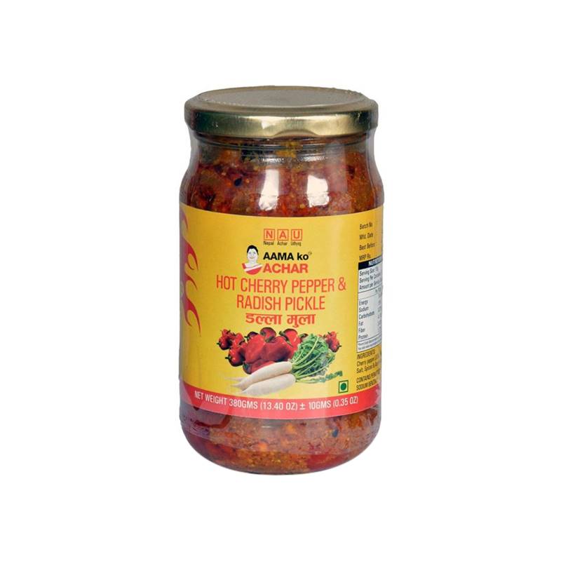 Aama ko Achar Hot Cherry Pepper & Radish Pickle (380 g)
