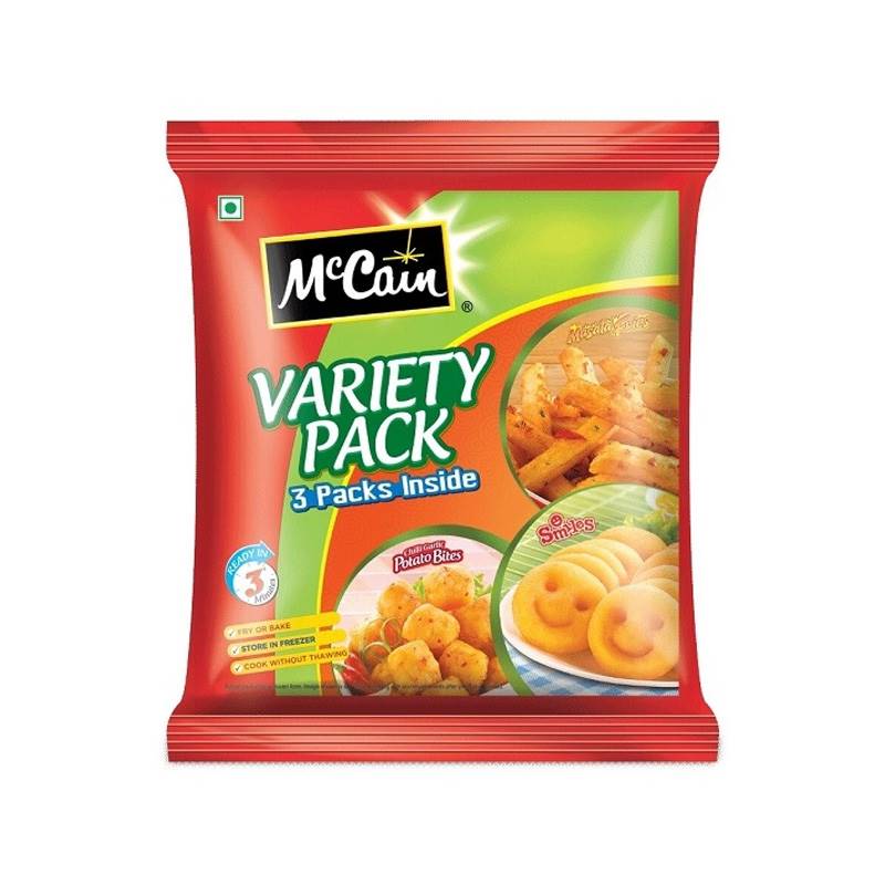 McCain Variety Pack 3 Pack inside (550 g)
