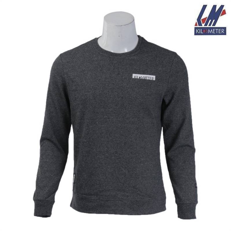 KILOMETER Sweat Shirt FOR Men KM OS101 Grey