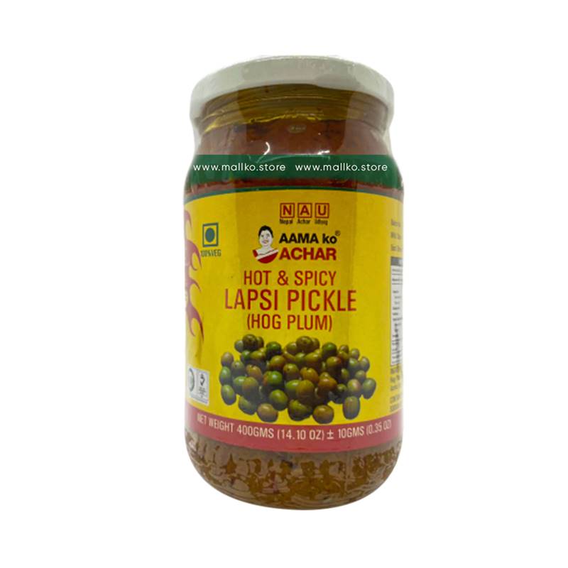 Aama ko Achar Hot and Spicy Lapsi Pickle (400 g)