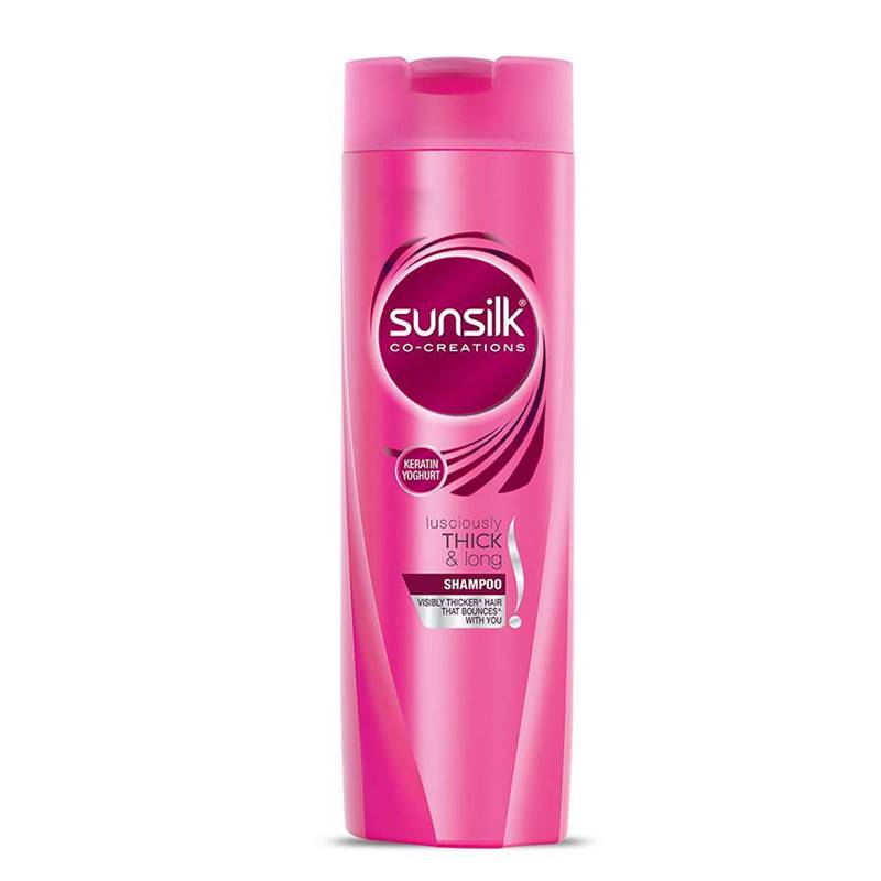 Sunsilk Lusciously Thick & Long (Pink) Shampoo (335 ml)
