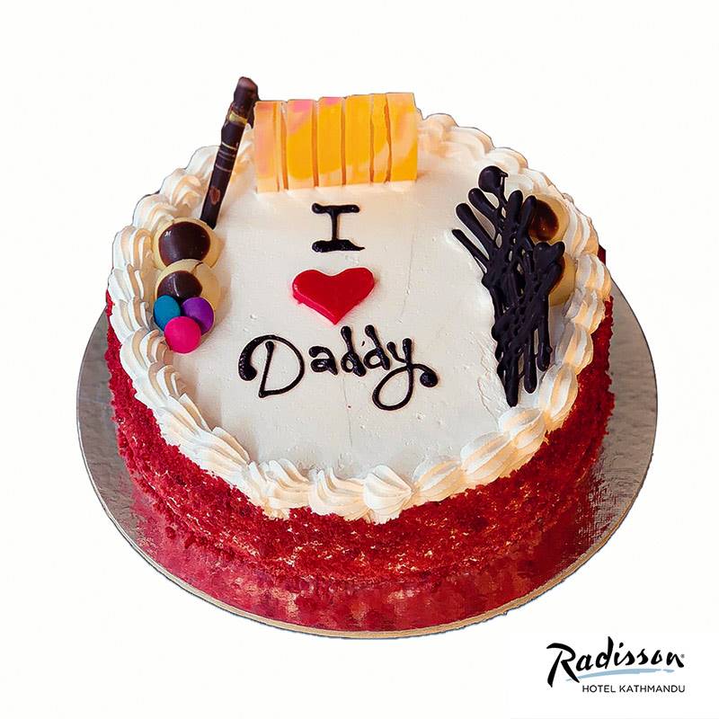 Father's Day Red Velvet Cake  (1 kg) from Radisson Hotel