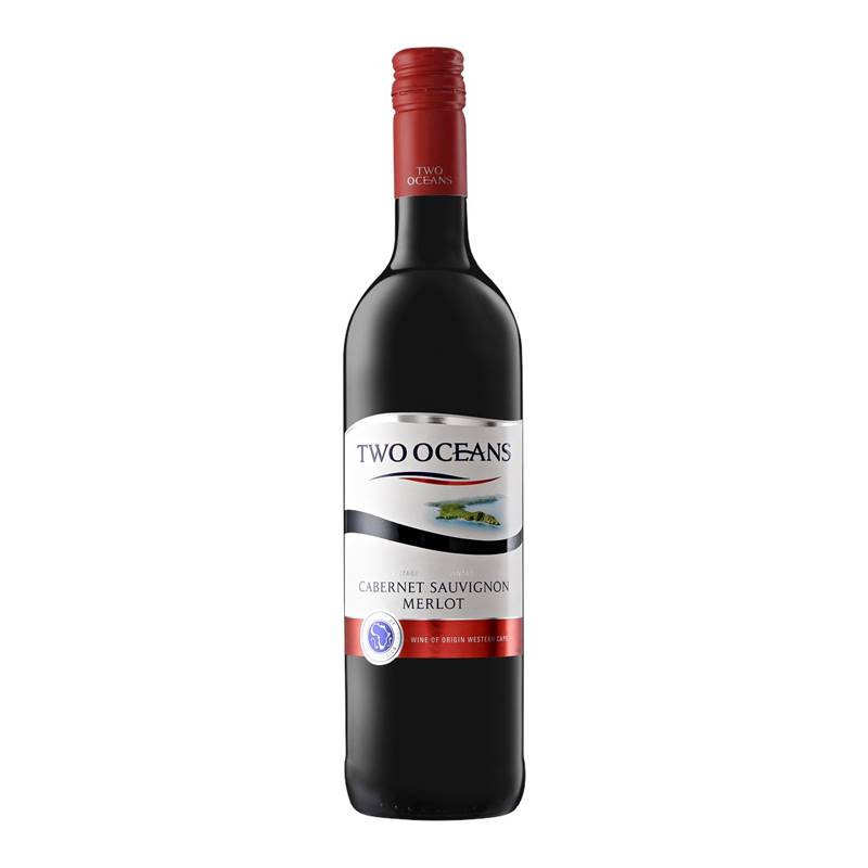 Two Oceans Cabernet Sauvignon Merlot Red Wine (750 ml)