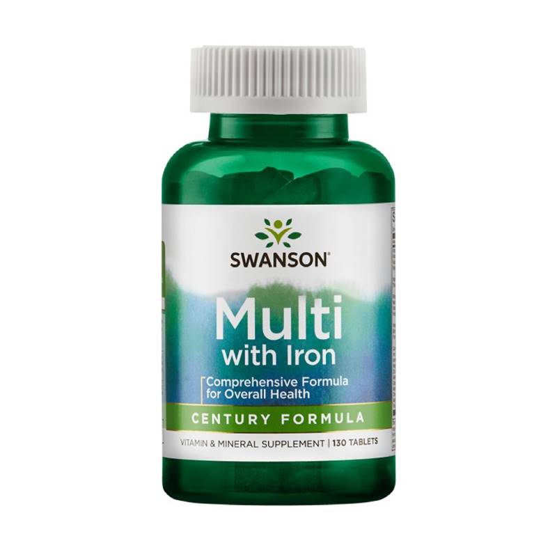 Swanson MultiVitamin with Iron (130 tablets)