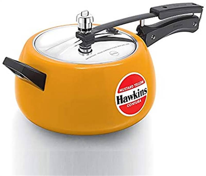 Hawkins 5 L C-C Mustard Yellow Pressure Cooker (CMY50)