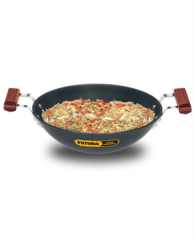 Hawkins Futura Hard Anodised Deep Fry Pan (AD375)