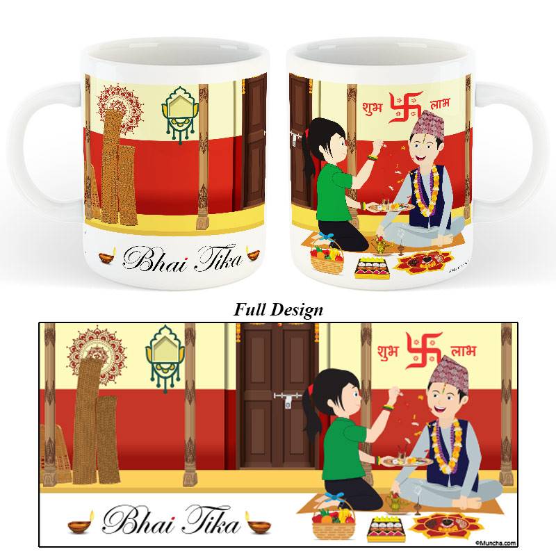 Bhai Tika Vintage Mug