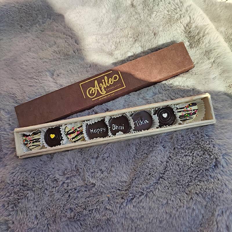 Bhai Tika Rectangle Chocolate Box (80 g)