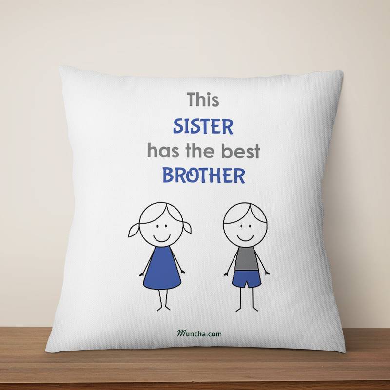 This Sister has the Best Brother Cushion